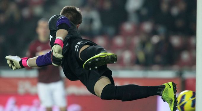 Fotbal, Gambrinus liga, Sparta - Jablonec: Tomáš Vaclík