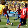 MS 2014, Brazílie-Chile: Alexis Sánchez dává gól