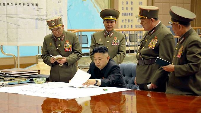 První z fotografií, které zveřejnila severokorejská média.