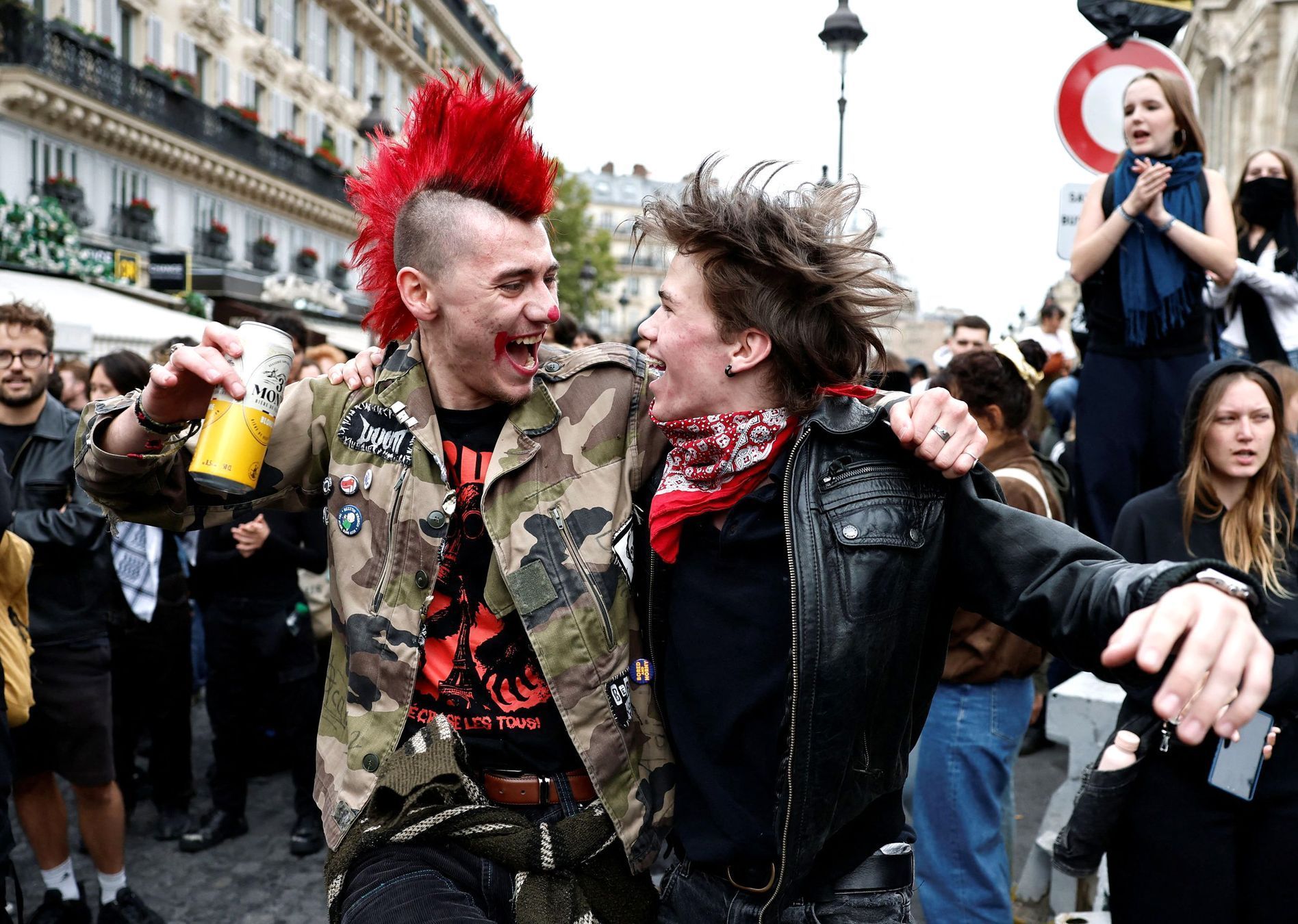 Francie, protesty, Macron, vláda, nepokije, demonstrace,