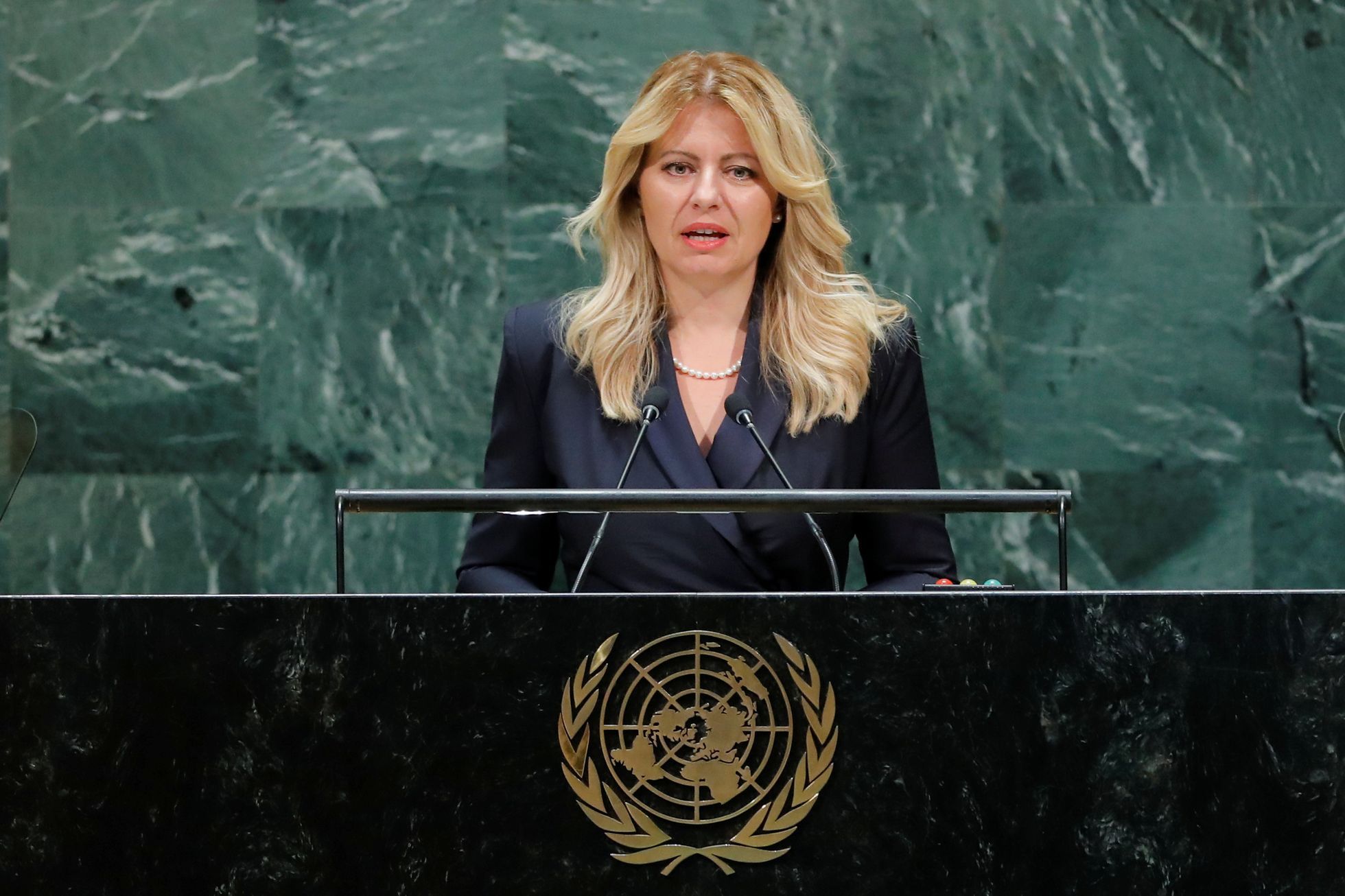 Slovenská prezidentka Zuzana Čaputová v OSN