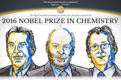 Nobelovu cenu získali chemici, kteří umí postavit stroje z molekul
