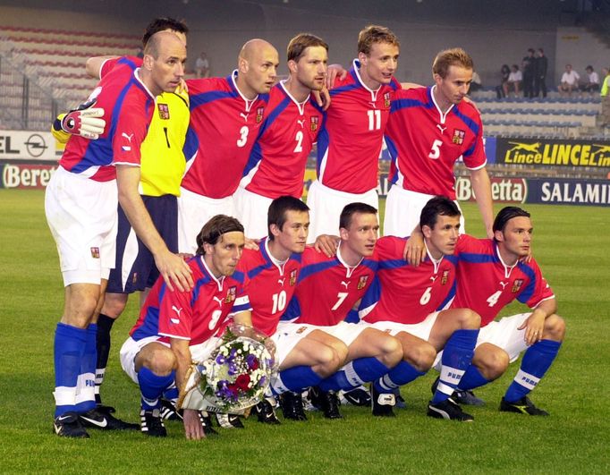 Fotbal, Česko - Itálie 2002: tým Česka