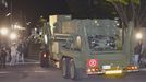 TOKYO, Japan - A Patriot Advanced Capability-3 missile interceptor unit is brought to the premises of the Defense Ministry in Tokyo in the early hours of April 9, 2013, to prepare for a possible ballistic missile launch by North Korea.