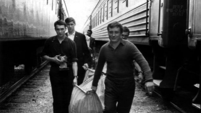 Jan Palach na zájezdu v SSSR v roce 1967
