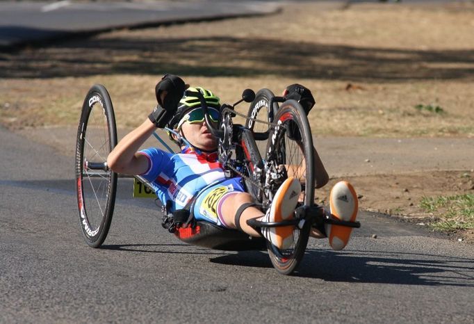 Handbiker Patrik Jahoda obsadil na MS páté místo v časovce a silničním závodě.