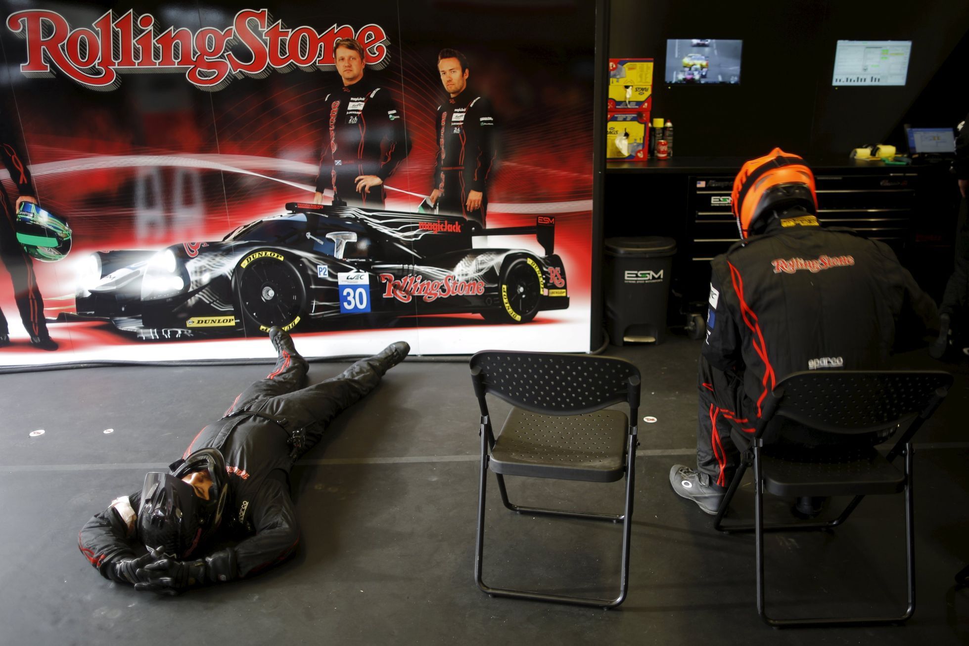 24 h Le Mans 2015: mechanici, Ligier JS P2 HPD