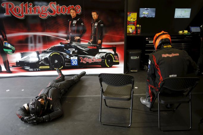 24 h Le Mans 2015: mechanici, Ligier JS P2 HPD