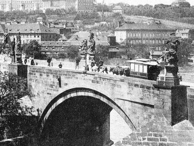 Jednorázové užití / Fotogalerie / Před 145 lety se v Praze poprvé rozjely tramvaje tažené koňmi