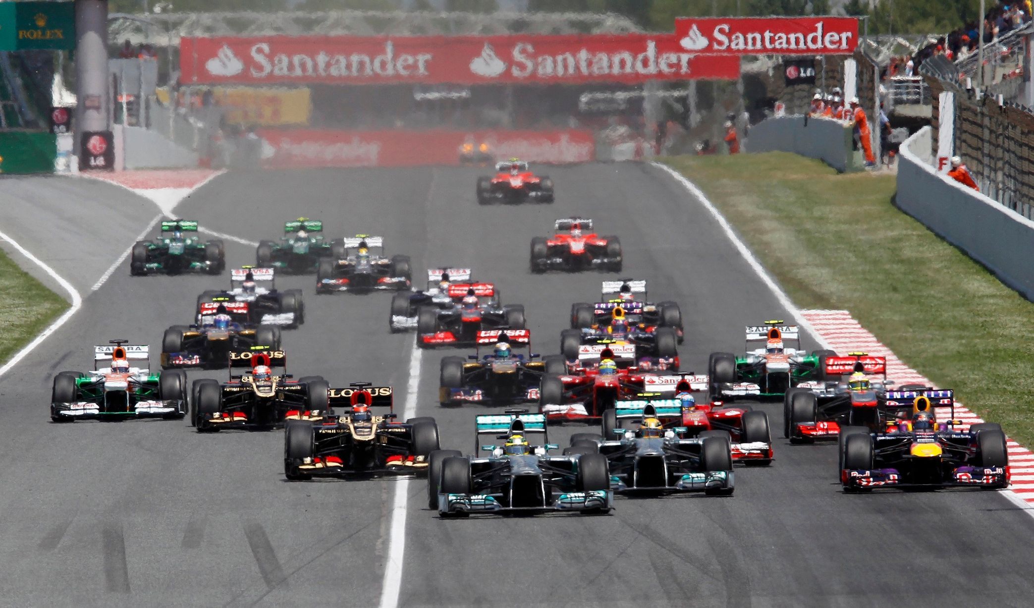 Formule 1, VC Španělska: start