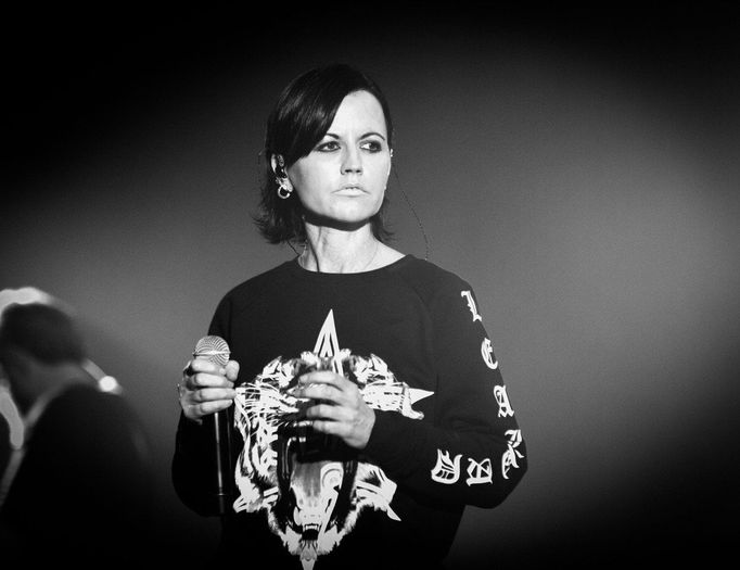 Zpěvačka Dolores O'Riordan zachycená v květnu 2017.