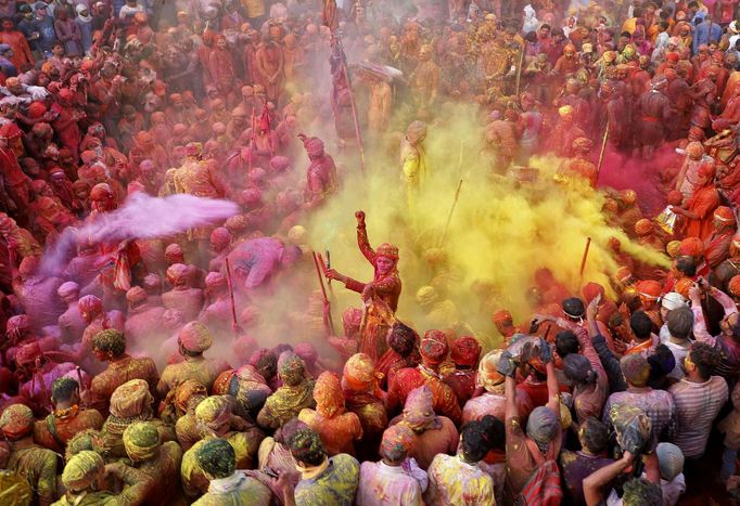 Indický svátek barev Holi