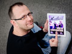 Dany Stejskal vydává hudební časopis Headliner.