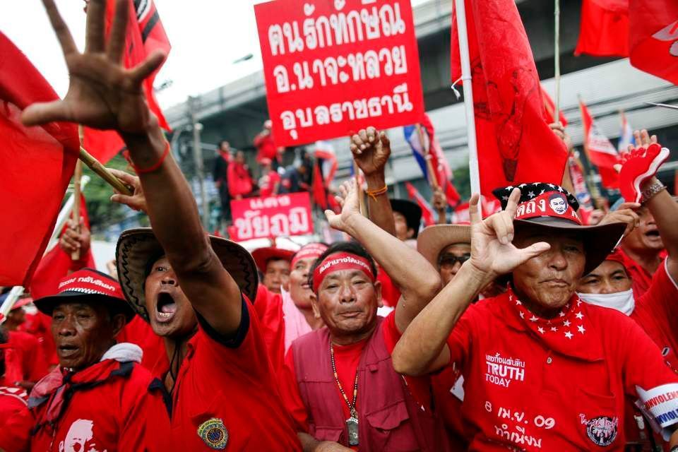 Thajsko - protesty