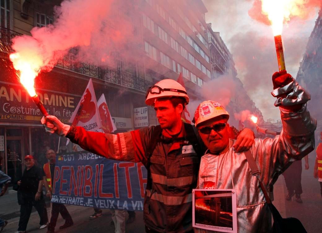 Francie - stávky a demonstrace