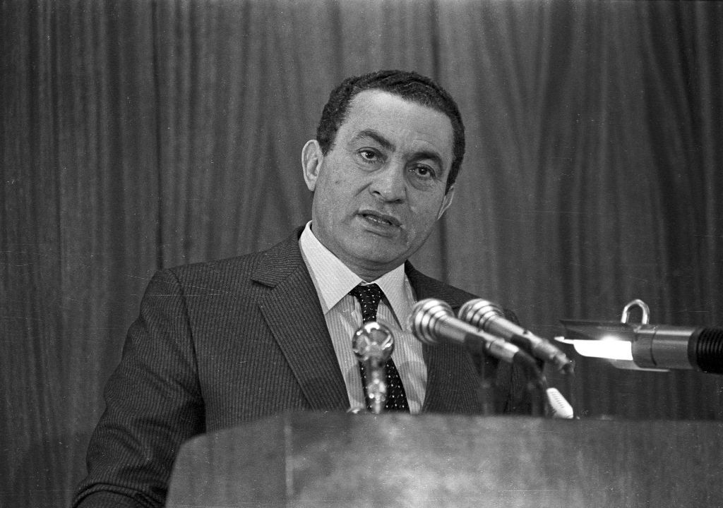 Husní Mubarak v roce 1985