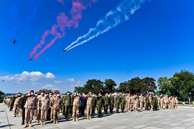 Česká armáda symbolicky ukončila misi v Afghánistánu na Vítkově.