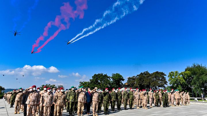 Česká armáda symbolicky ukončila misi v Afghánistánu pietou na Vítkově; Zdroj foto: ČTK