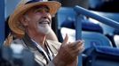 FILE PHOTO: Actor Sean Connery awaits the start of the U.S. Open men's final match between Serbia's Novak Djokovic and Britain's Andy Murray in New York, September 10, 20