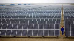 Solární panely v Číně