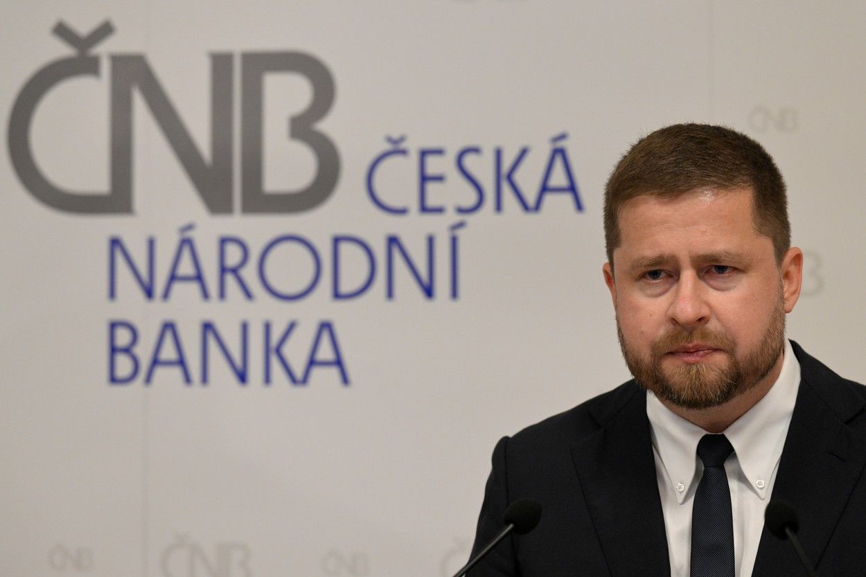Guvernér České národní banky Aleš Michl.