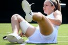 Šílené pondělí na Wimbledonu: český maraton i Strýcová na kolenou