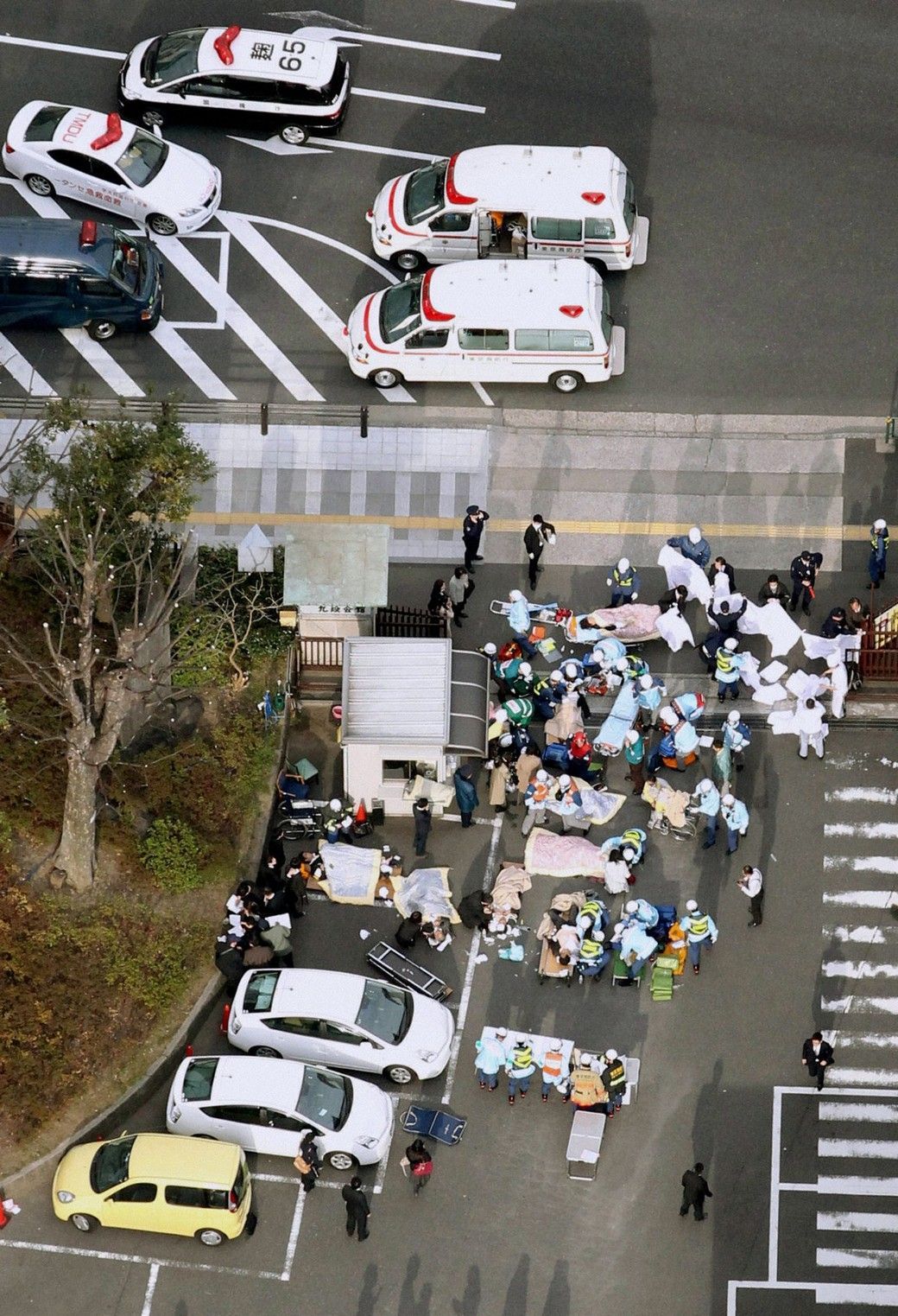 Japonsko, zemětřesení a tsunami
