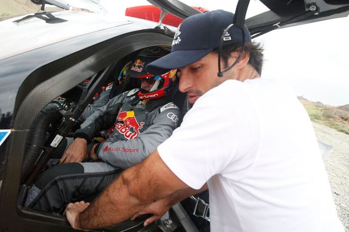 2. etapa Rallye Dakar 2023: Carlos Sainz a Carlos Sainz ml.