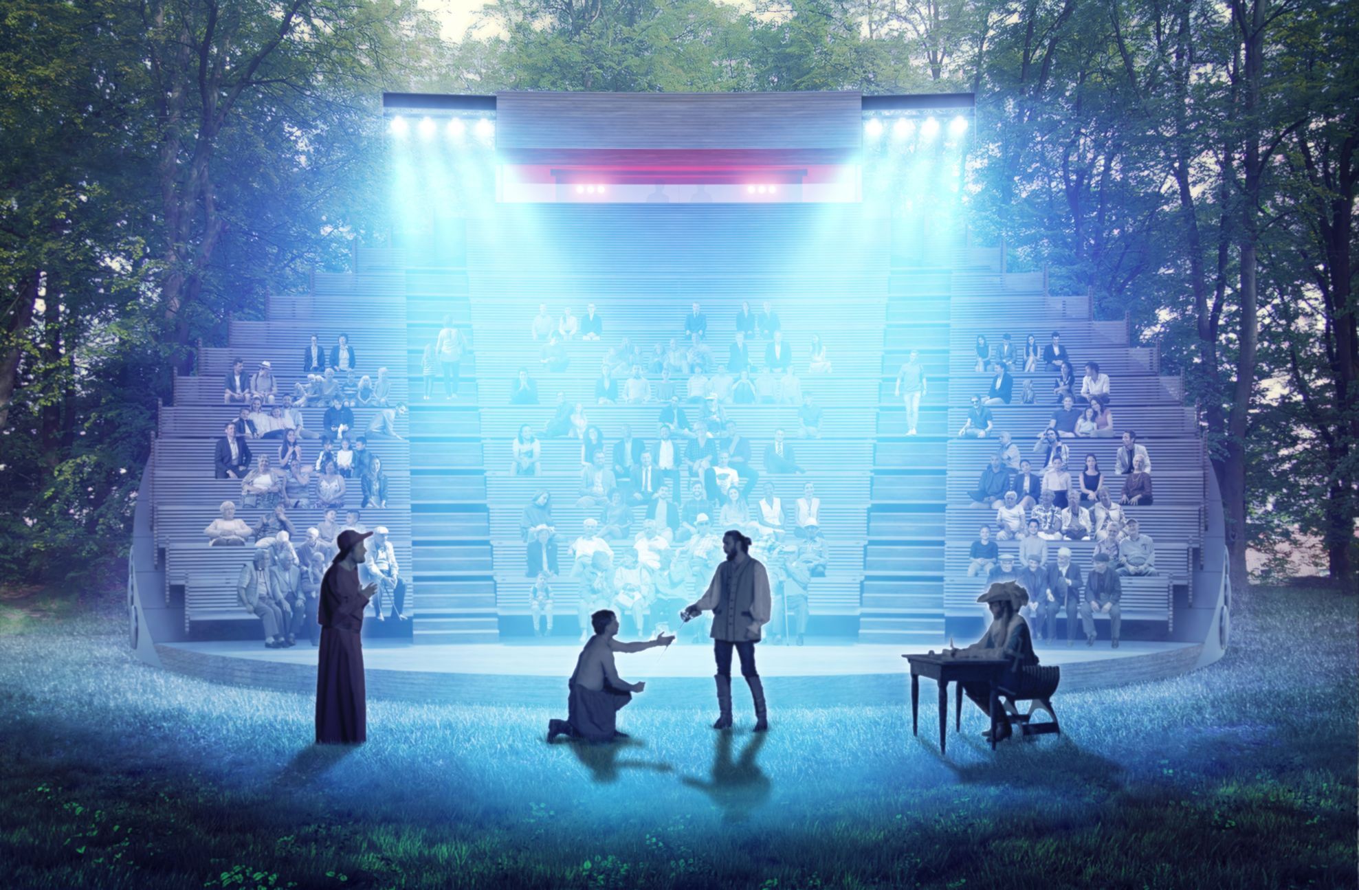 Otáčivé hlediště Týn nad Vltavou