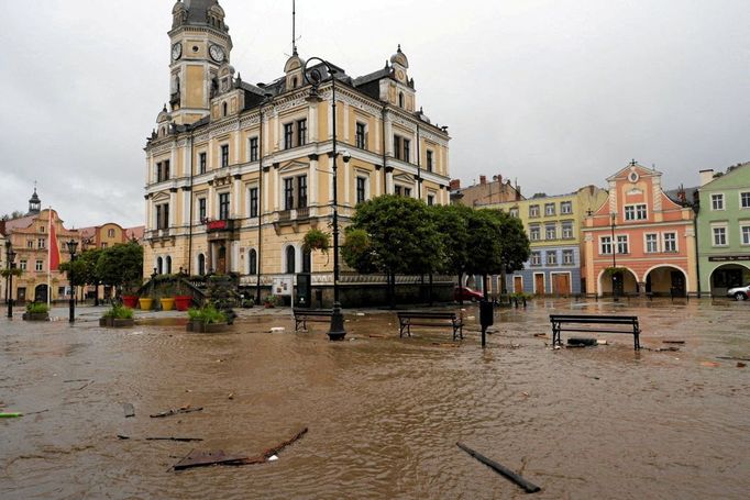 Povodně v Polsku.