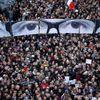 Hundreds of thousands of French citizens take part in a solidarity march (Marche Republicaine) in the streets of Paris