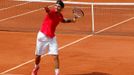 Španělský tenista Rafael Nadal slaví vítězství v utkání s Uzbekem Denisem Istominem po 2. kole French Open 2012.