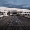 Návrh terminálu rychlodráhy u Nehvizd-Lampa