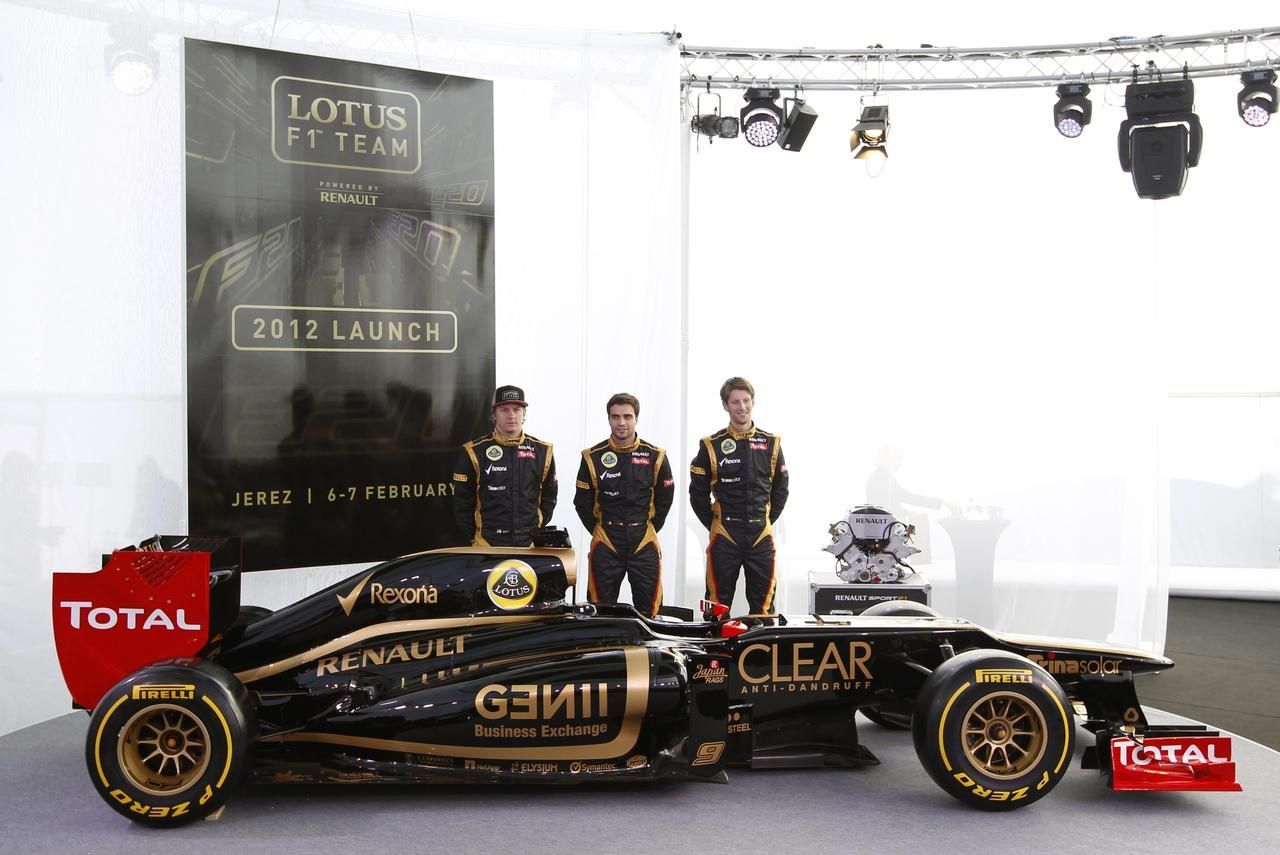 Prezentace Lotusu: Kimi Raikkonen a Romain Grosjean