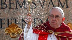 Papež František květná neděle Vatikán