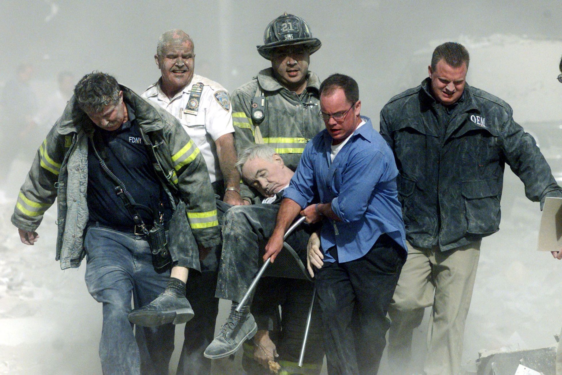 Fotogalerie / 11. 9. 2001 / 11. září 2001 / Teroristický útok / Terorismus / USA / Historie / Výročí / Reuters / 11