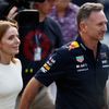 Geri Halliwellová (dnes Hornerová) a Christian Horner během VC Bahrajnu 2024