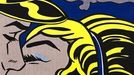 Roy Lichtenstein: Polibek s mrakem, 1964, olej a akryl na plátně.