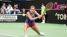 Barbora Strýcová ve finále Fed Cupu 2018 Česko - USA