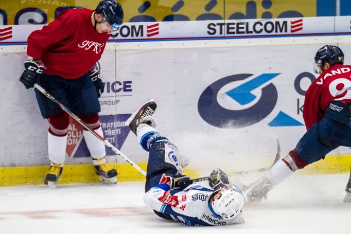 HC Vítkovice - HC Škoda Plzeň, 35. kolo extraligy 2016/17. Oslavy 80. let hokejové ligy v ČR