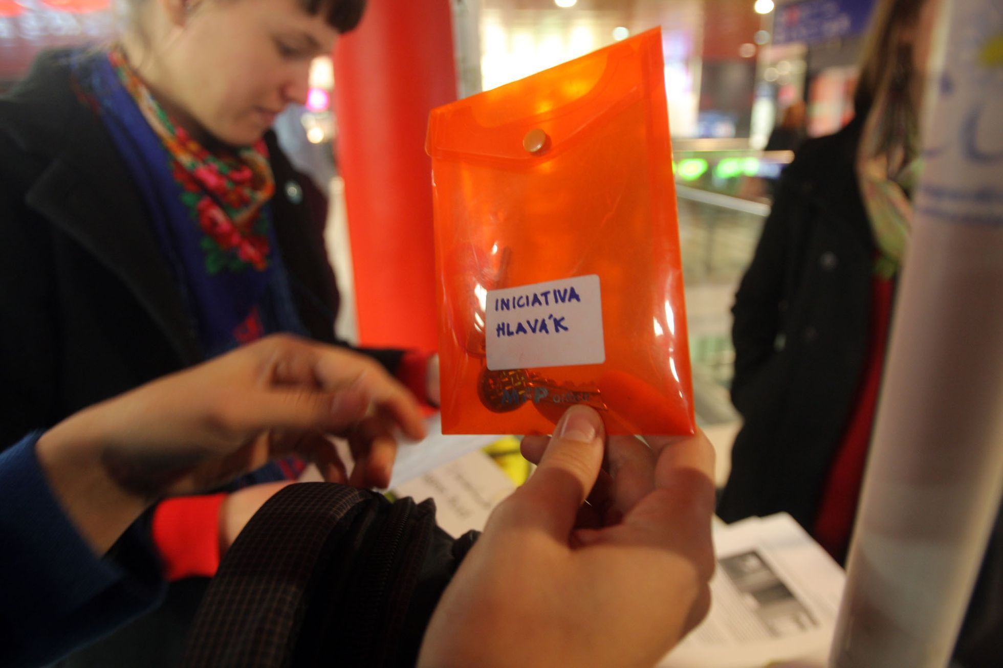 Iniciativa Hlavák na pražském hlavním nádraží