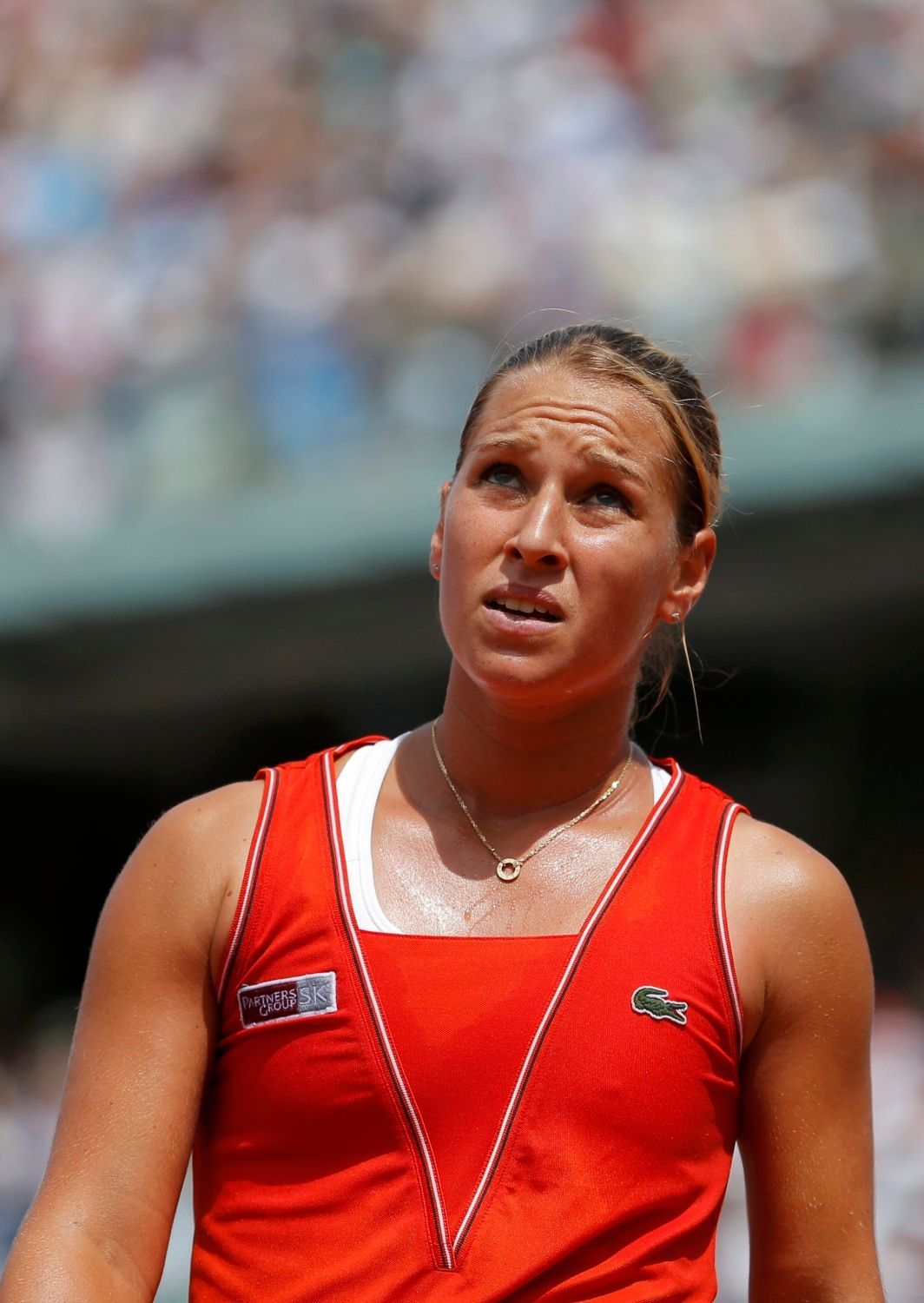 Dominika Cibulková ve čtvrtfinále French Open 2012