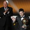 Galavečer FIFA - Zlatý míč pro rok 2012: Lionel Messi a Sepp Blatter