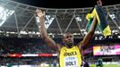 Finále sprintu na 100 metrů na MS v Londýně (Usain Bolt)