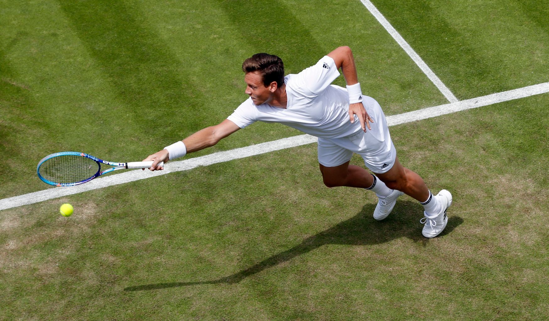 Tomáš Berdych v 1. kole Wimbledonu 2016