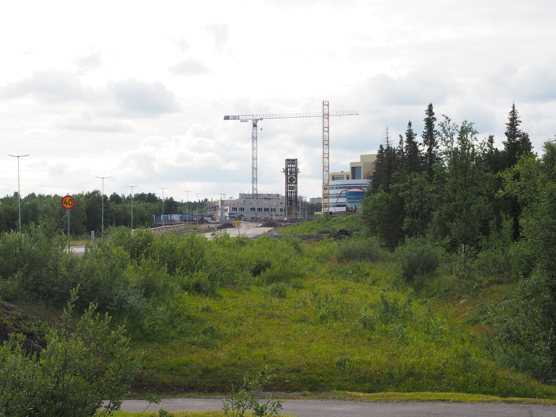 Kiruna - stěhování města kvůli těžbě rudy