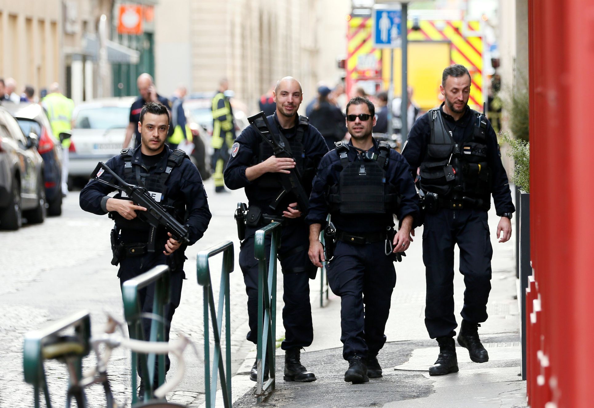 Policisté v Lyonu