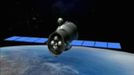 A 3D animation of China's Tiangong-1 space module is shown in this still image taken from video released September 28, 2011. China re-affirmed its goal of building a full-fledged space station by 2020 on June 24, 2012, following a successful manual docking between a manned spacecraft and an experimental orbiting lab module. REUTERS/Jiuquan Satellite Launch Centre/Handout/Files (CHINA - Tags: SCIENCE TECHNOLOGY SOCIETY) FOR EDITORIAL USE ONLY. NOT FOR SALE FOR MARKETING OR ADVERTISING CAMPAIGNS. THIS IMAGE HAS BEEN SUPPLIED BY A THIRD PARTY. IT IS DISTRIBUTED, EXACTLY AS RECEIVED BY REUTERS, AS A SERVICE TO CLIENTS Published: Čer. 24, 2012, 11 dop.