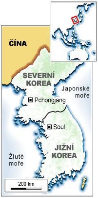 mapa Korea 201