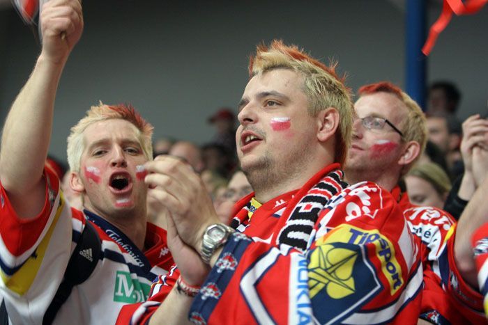 Hokej Sparta -Pardubice fanoušci